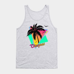 Vieques Cool 80s Sunset Tank Top